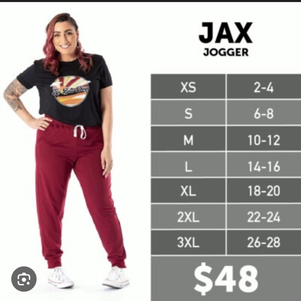 LuLaRoe Jax Joggers - Large - Picture 12 of 12